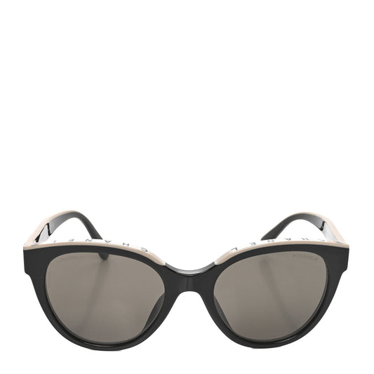 Amelia Acetate CC Butterfly Sunglasses 5414-A Black Beige