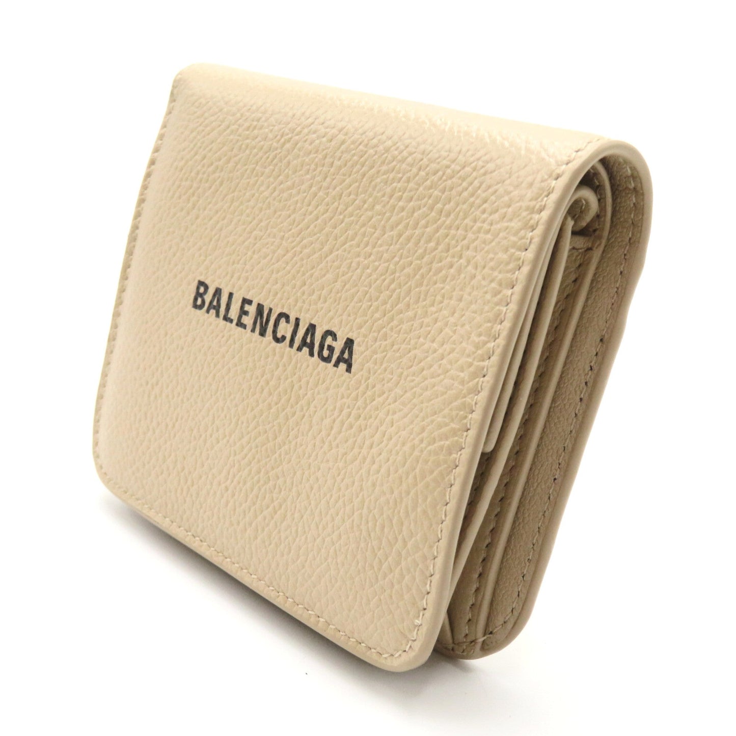Blnciaga  Leather Middle Wallet (Bi-Fold)