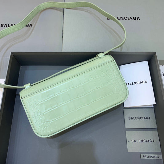 BLN-Ciaga Gossip Small Shoulder Bag Light Green, For Women,  Bags 9.1in/23cm
