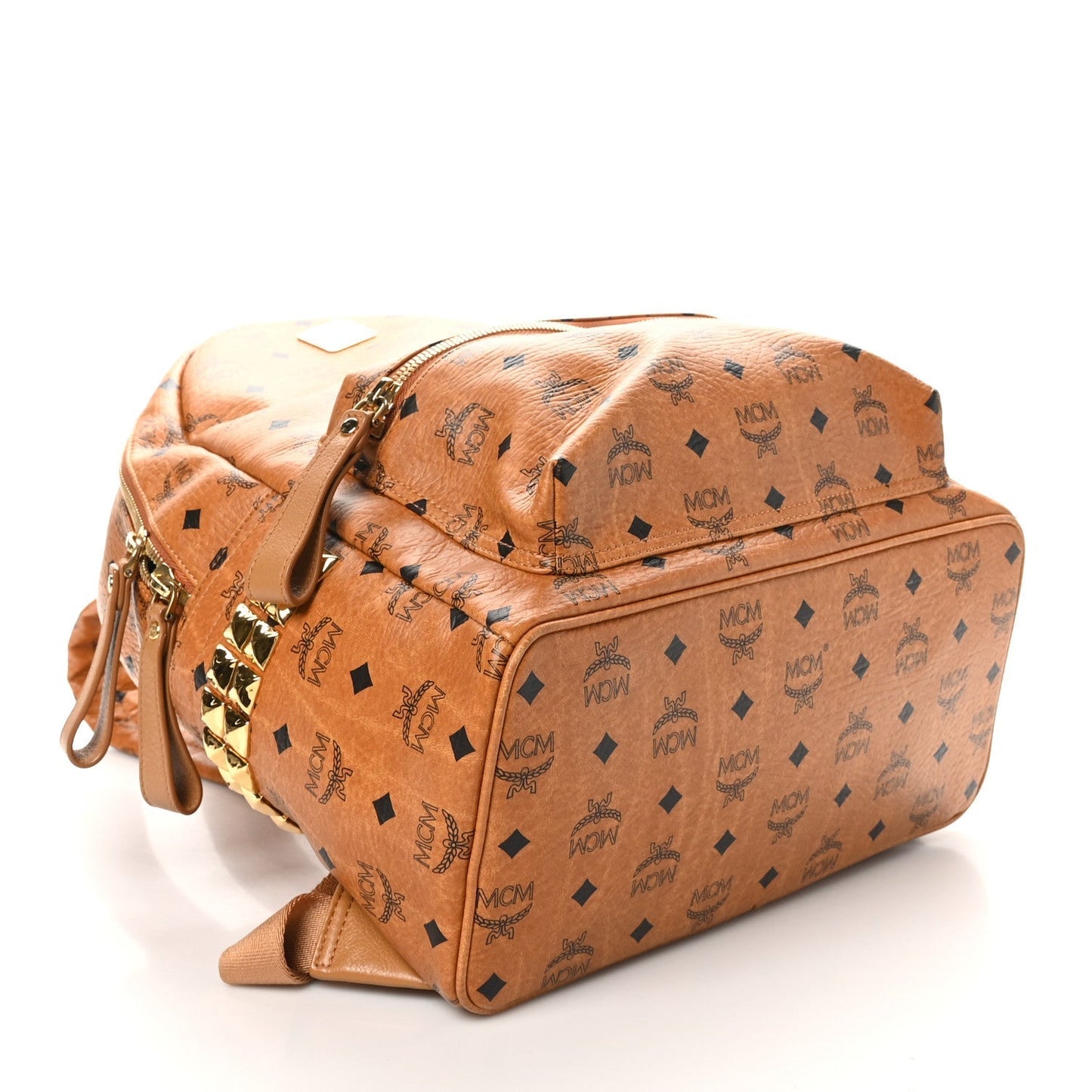 jmb        Visetos Medium Side Studs Stark Backpack Cognac