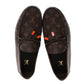 Louis Vuitton Monogram Macassar LV Driver Moccasin Loafers Orange