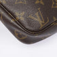 Louis Vuitton Pochette Accessoire  Canvas Clutch Bag