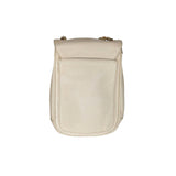 Chanel 90s Caviar Light Beige Oversize CC Flap Crossbody