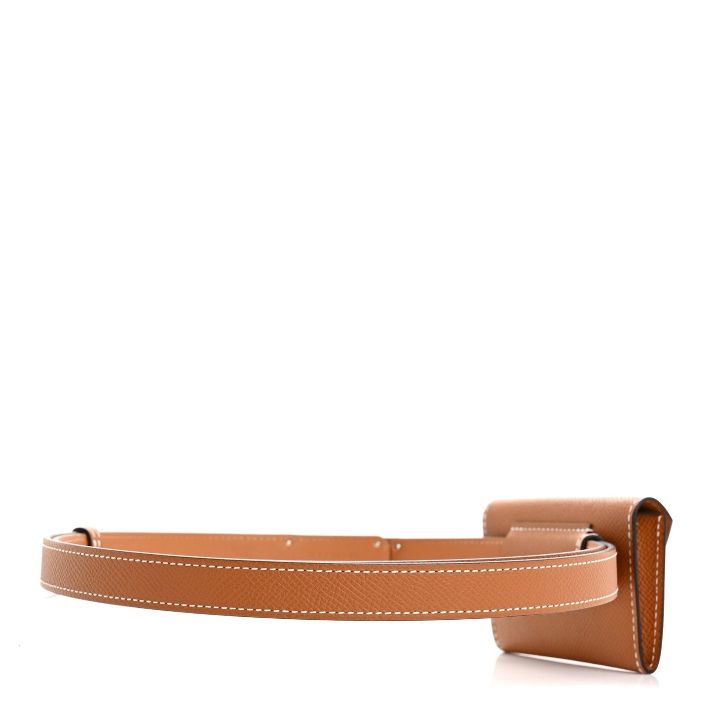 Amelia Epsom Kelly Pocket Belt Gold