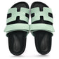 Amelia Epsom Womens Chypre Sandals 37.5 Vert Jade