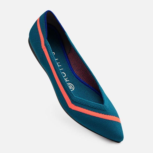 Rothy - Women - The Point - Orange Neon
