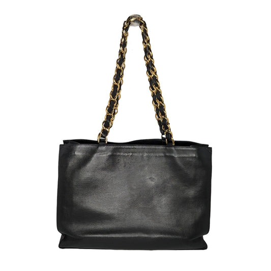 Chanel   Calfskin CC Chain XL Shopper Tote