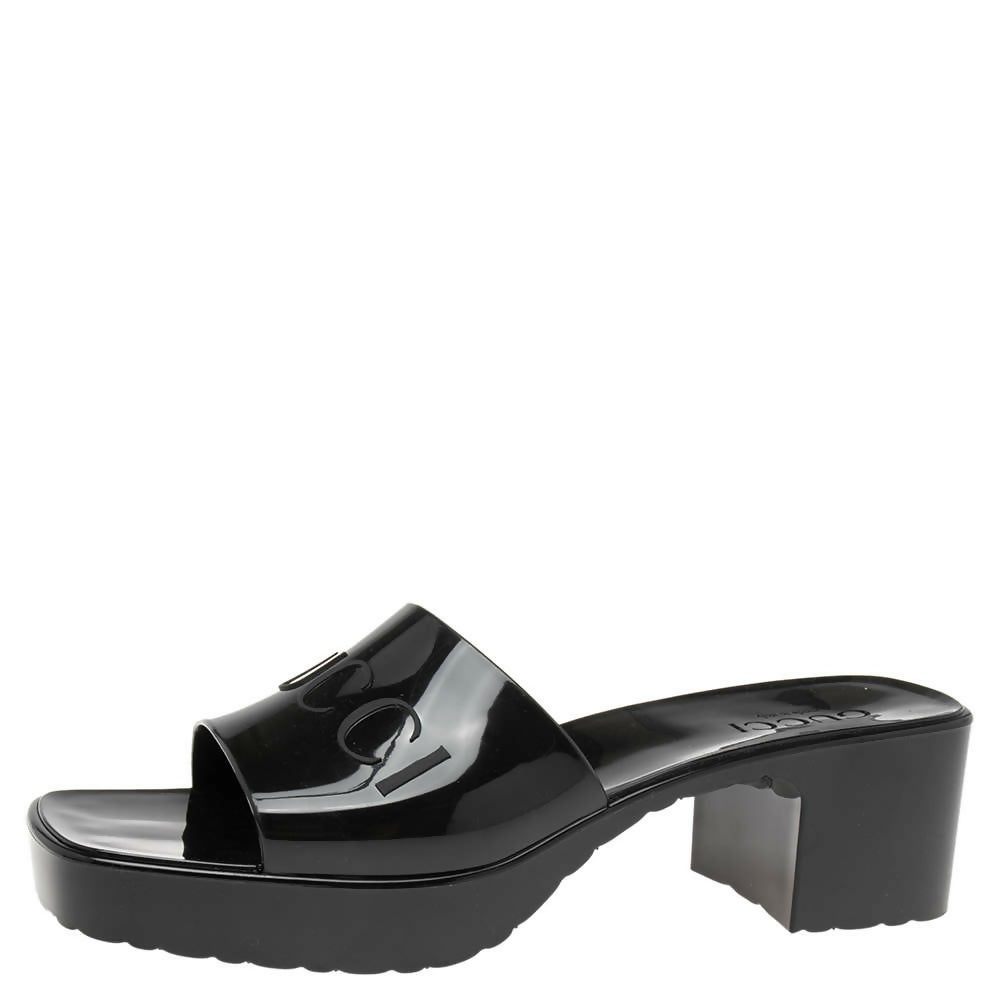 Gucci Rubber platform sandal