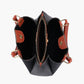 Black suede mini bag
