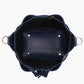 Blue bucket bag