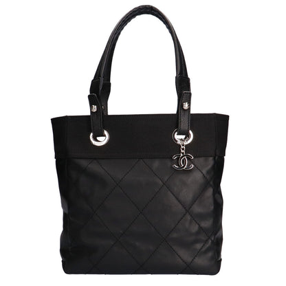 Chanel Paris Biarritz PM Here Mark PVC Tote Bag