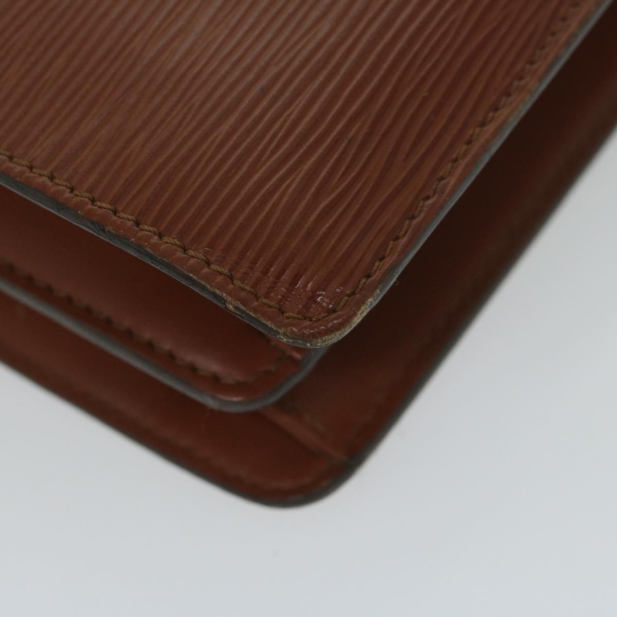 LOUIS VUITTON Epi Concorde Hand Bag Brown M52133 LV Auth bs10587