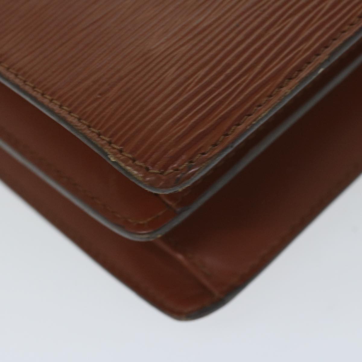 LOUIS VUITTON Epi Concorde Hand Bag Brown M52133 LV Auth bs10587