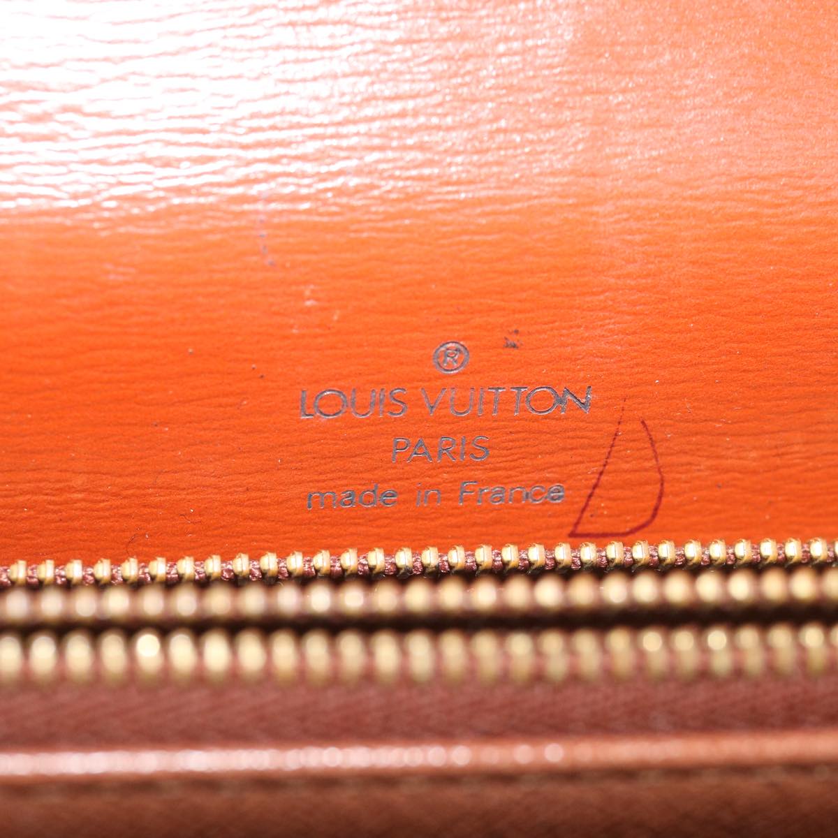 LOUIS VUITTON Epi Concorde Hand Bag Brown M52133 LV Auth bs10587