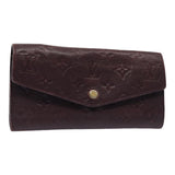 LOUIS VUITTON Empreinte Portefeuille Curie  Wallet Purple M60300 Auth bs17377