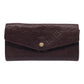 LOUIS VUITTON Empreinte Portefeuille Curie  Wallet Purple M60300 Auth bs17377