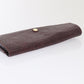 LOUIS VUITTON Empreinte Portefeuille Curie  Wallet Purple M60300 Auth bs17377