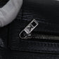 LOUIS VUITTON Utah Ohama Shoulder Bag Leather Black Silver LV Auth bs17487