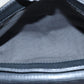 LOUIS VUITTON Utah Ohama Shoulder Bag Leather Black Silver LV Auth bs17487