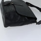 LOUIS VUITTON Utah Ohama Shoulder Bag Leather Black Silver LV Auth bs17487