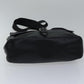 LOUIS VUITTON Utah Ohama Shoulder Bag Leather Black Silver LV Auth bs17487