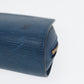 LOUIS VUITTON Epi Dauphine PM Pouch Blue M48445 LV Auth bs17810