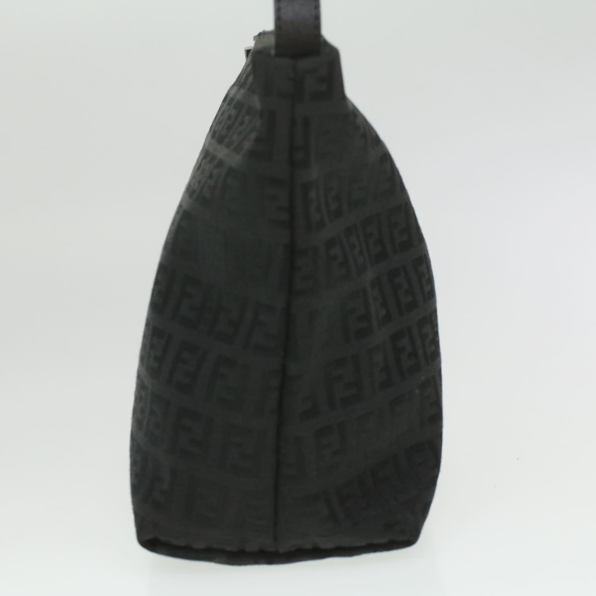 FENDI Zucchino Canvas Hand Bag Black  bs4045