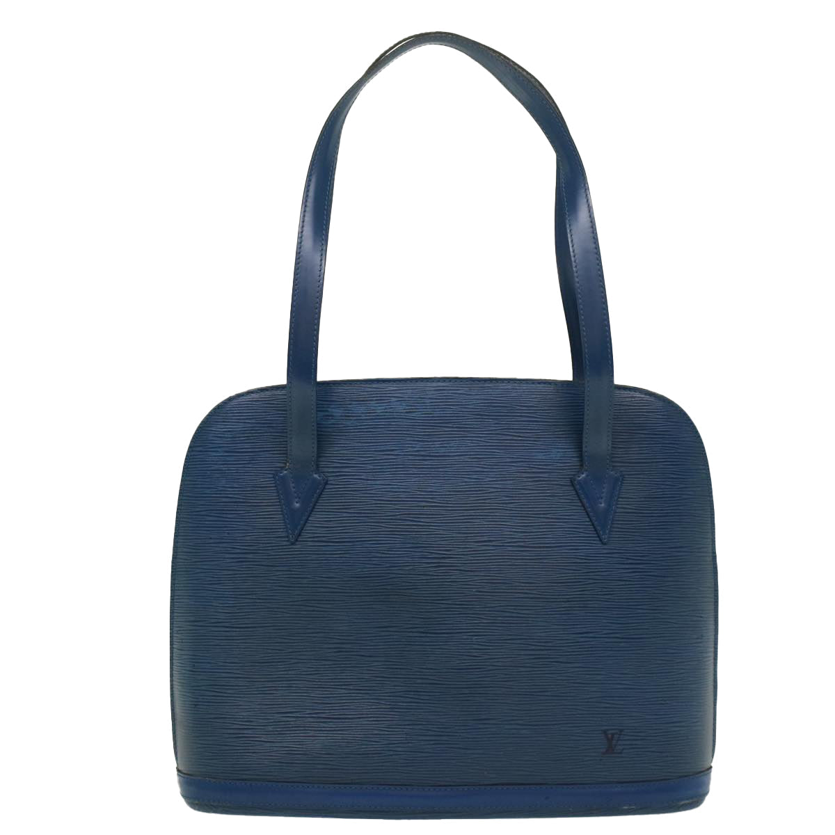 LOUIS VUITTON Epi Lussac Shoulder Bag Blue M52285 LV Auth bs8669