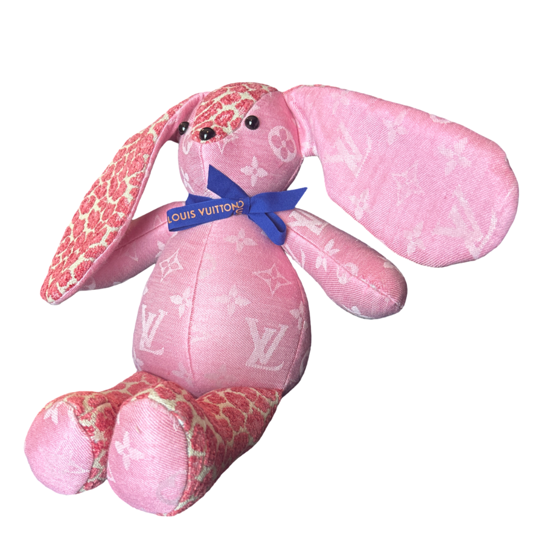 LV Monogram   Silk Scarf Clever Bunny