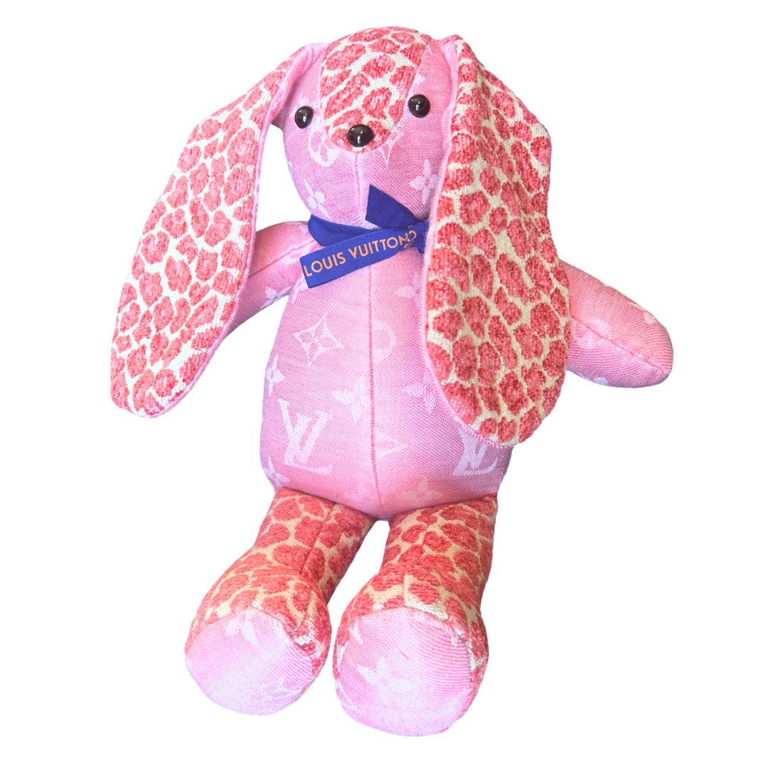 LV Monogram   Silk Scarf Clever Bunny