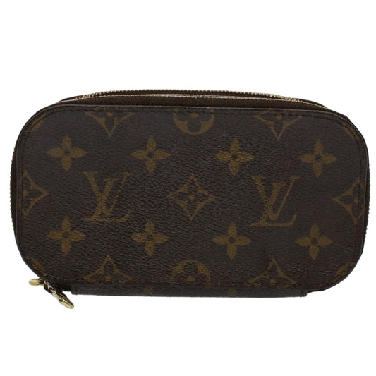 Louis Vuitton Trousse Brush Pm  Canvas Clutch Bag