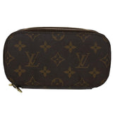 Louis Vuitton Trousse Brush Pm  Canvas Clutch Bag