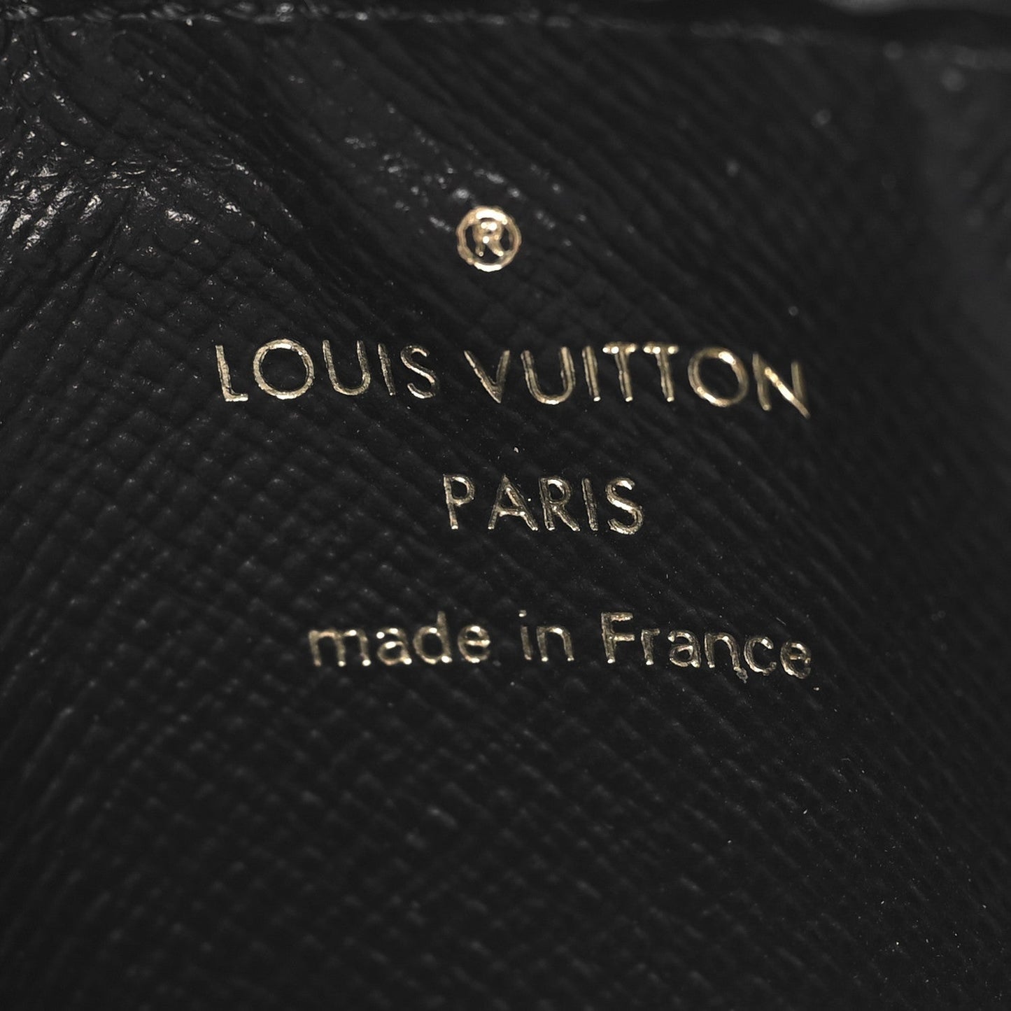 Louis Vuitton Monogram Recto Verso Card Holder Black