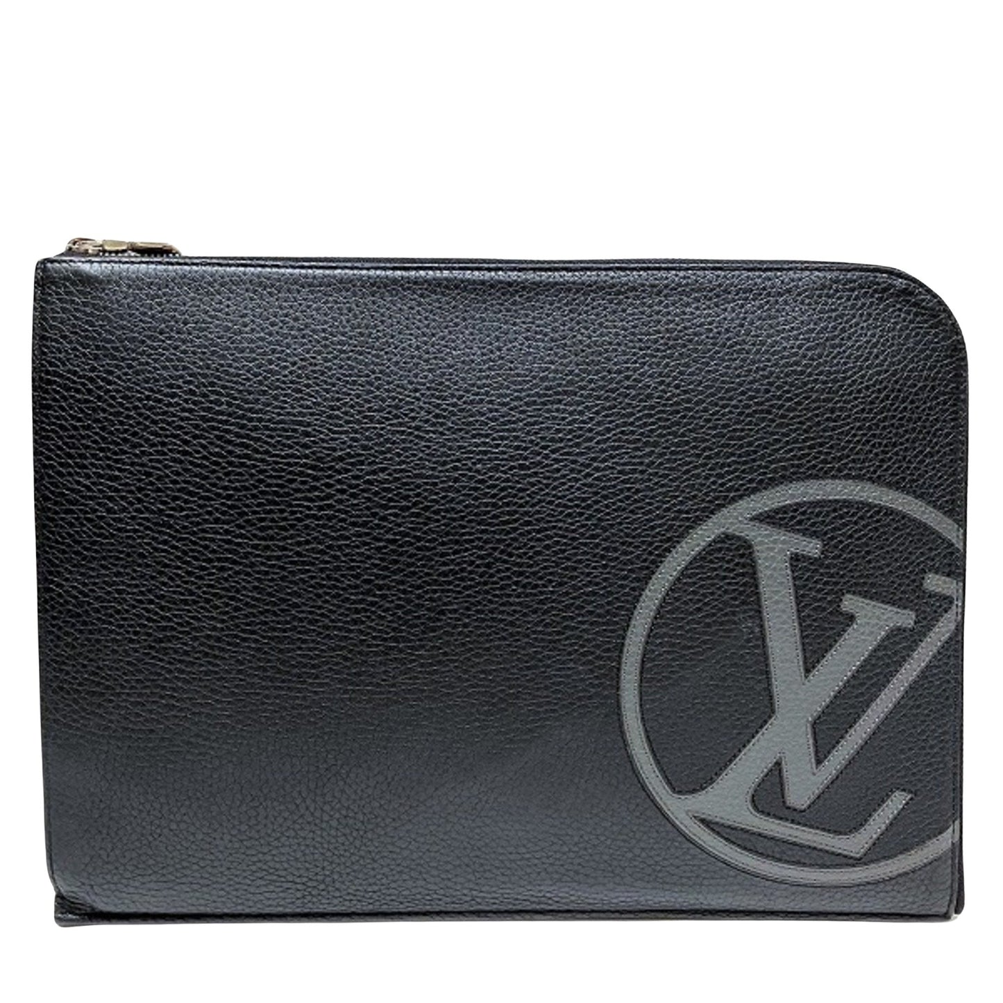 Louis Vuitton Pochette Jour Gm  Leather Clutch Bag