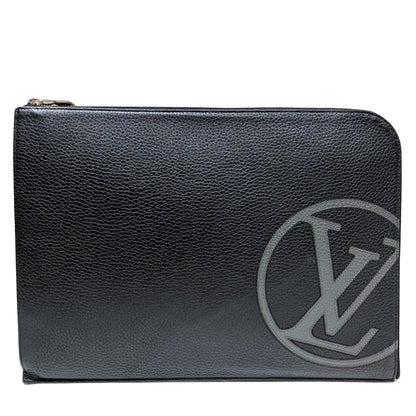 Louis Vuitton Pochette Jour Gm  Leather Clutch Bag