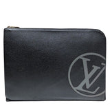 Louis Vuitton Pochette Jour Gm  Leather Clutch Bag