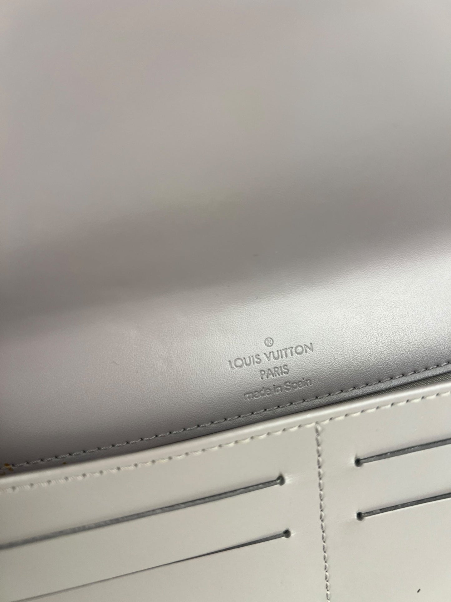 Louis Vuitton Lilac Epi Clutch Pouch (No Strap)