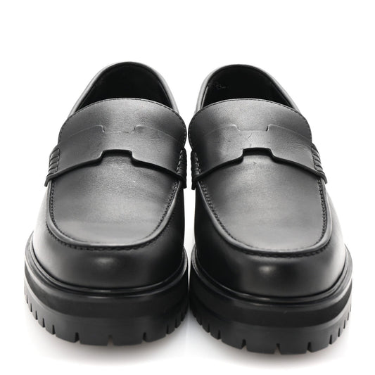 Amelia Calfskin Ivy Loafer 38 Black