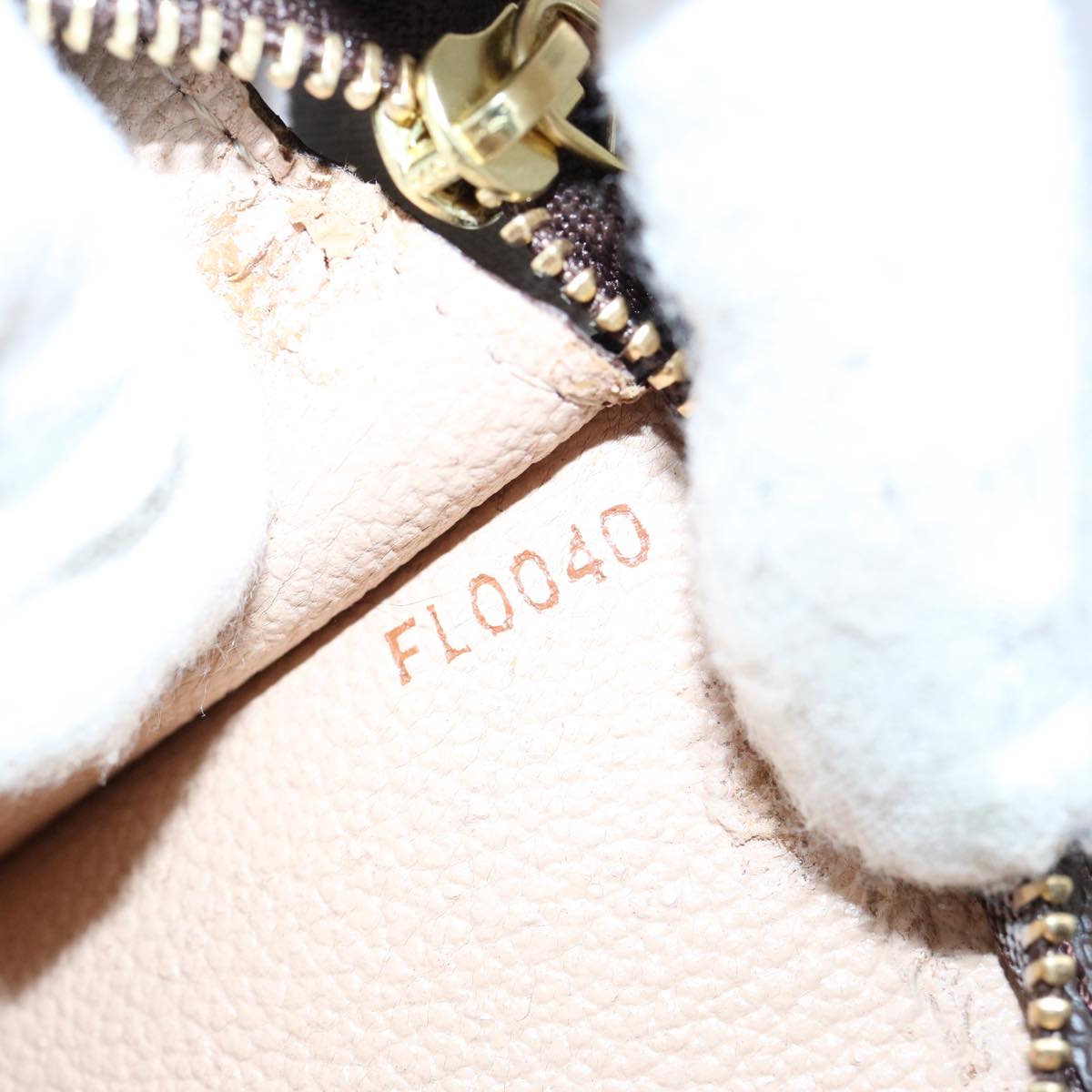 Louis Vuitton Bucket  Canvas Clutch Bag