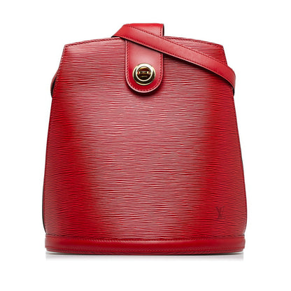 Louis Vuitton Epi Clooney Shoulder Bag M52257 Castilian Red Leather  Louis Vuitton