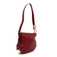 Amelia Grainy Calfskin Small Knight Bag Ruby