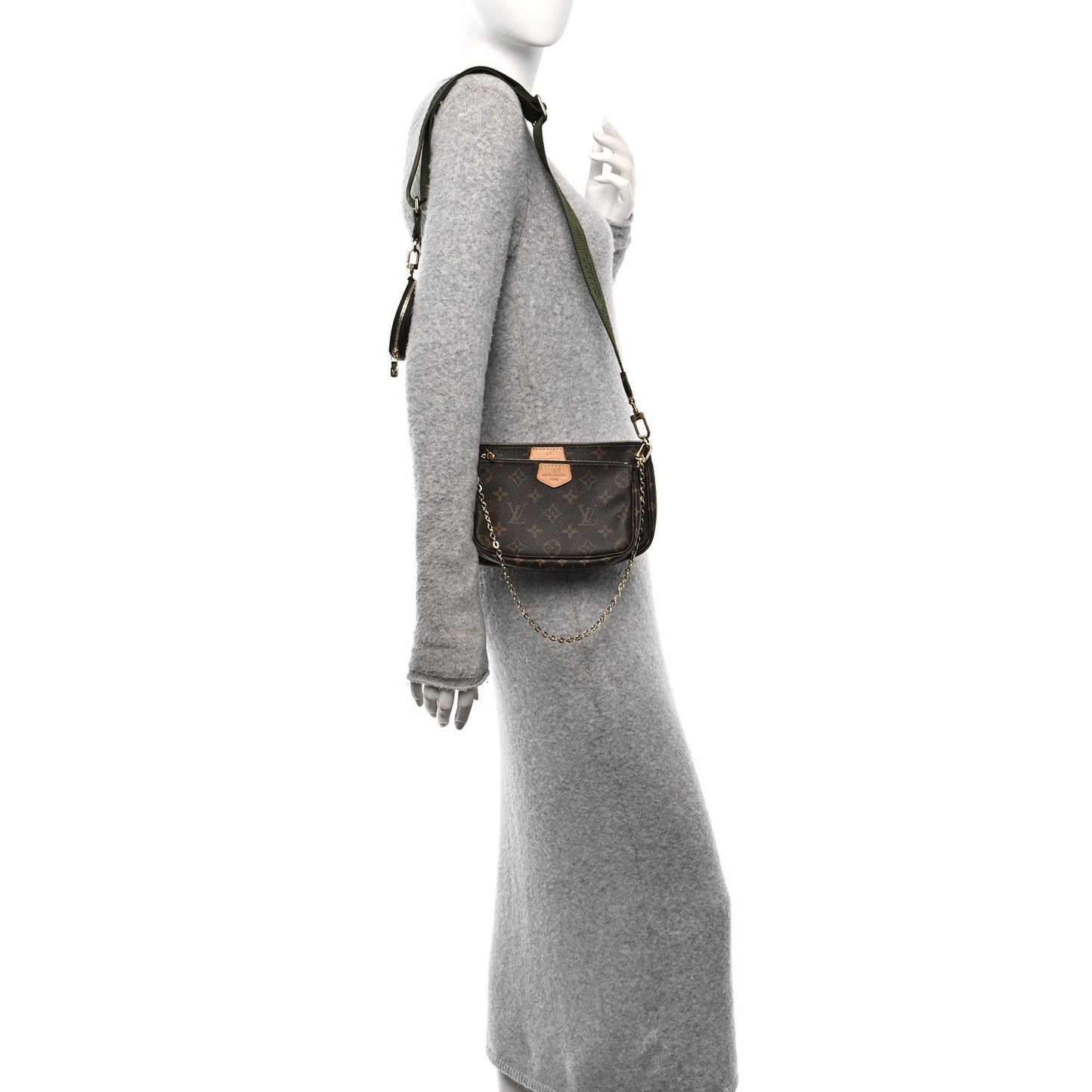 Louis Vuitton Monogram Multi Pochette Accessories Kaki
