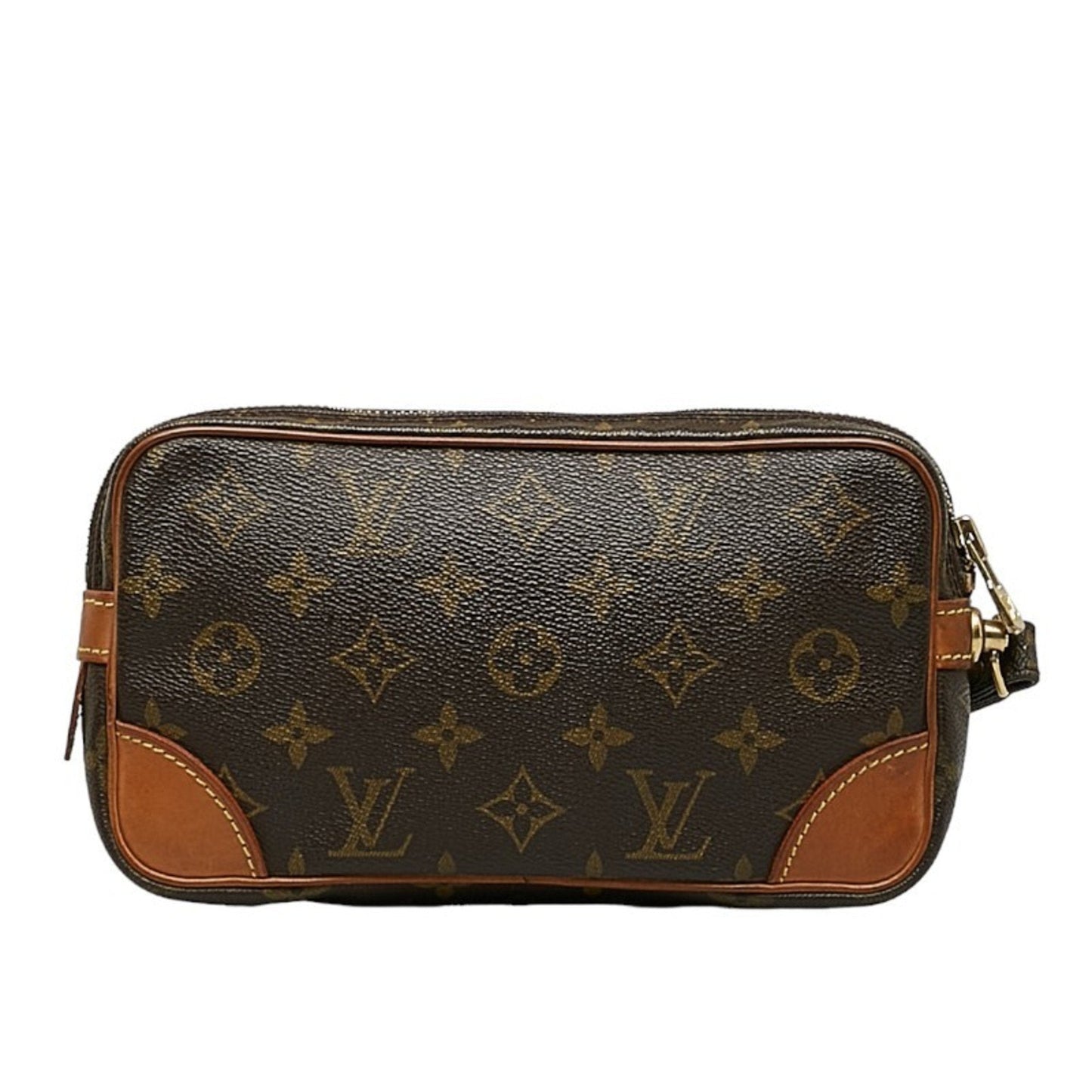 Louis Vuitton Marly Dragonne  Canvas Clutch Bag