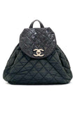 CHANEL Khaki & Black Backpack