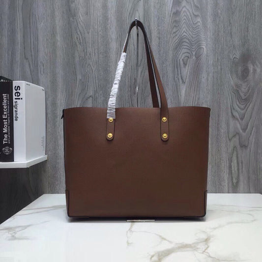 B-Berry - BB  Small Embossed Crest Tote Brown For Women, Bags 13.8in/35cm