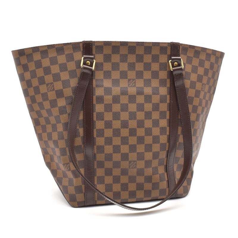 Louis Vuitton Sac Shopping Damier Tote Bag Brown