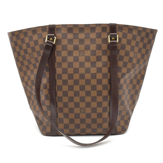 Louis Vuitton Sac Shopping Damier Tote Bag Brown