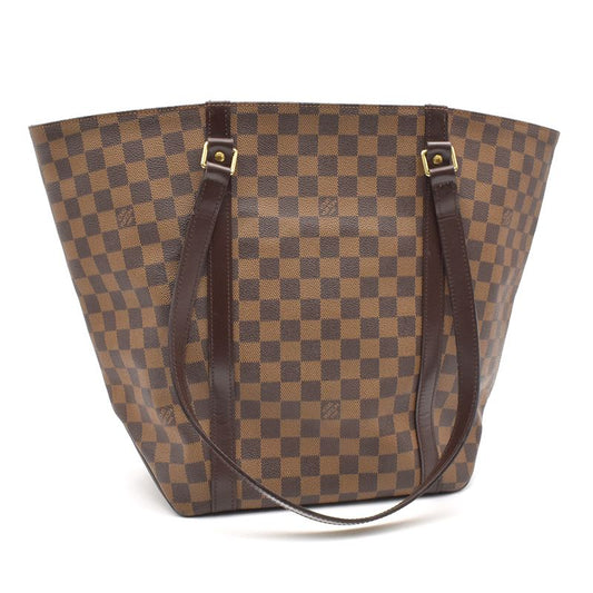 Louis Vuitton Sac Shopping Damier Tote Bag Brown