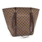 Louis Vuitton Sac Shopping Damier Tote Bag Brown