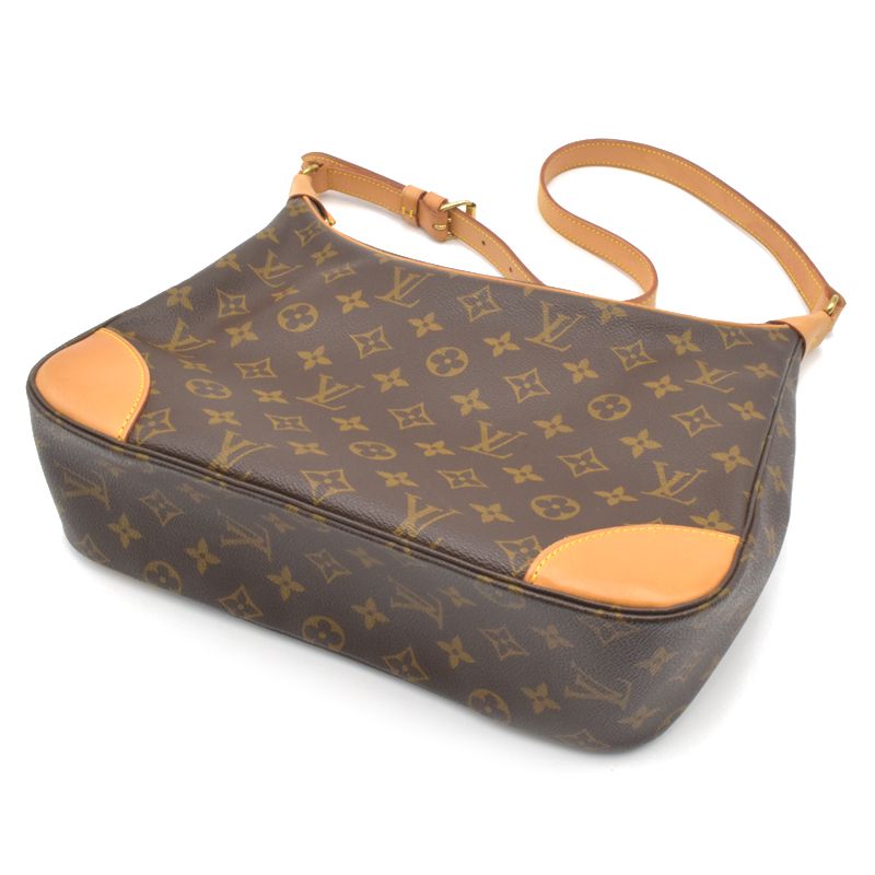 Louis Vuitton Boulogne 30 Monogram Shoulder Bag Brown